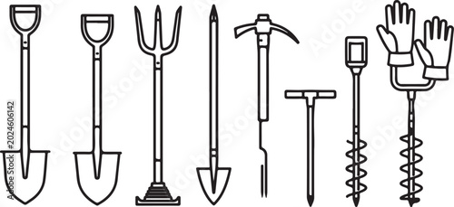 Photos Vector illustration of tools set with hammer wrench screwdriver and pliers Vecto