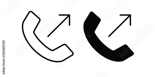 Obraz na płótnie Call outgoing icon graphic element for project and web designs