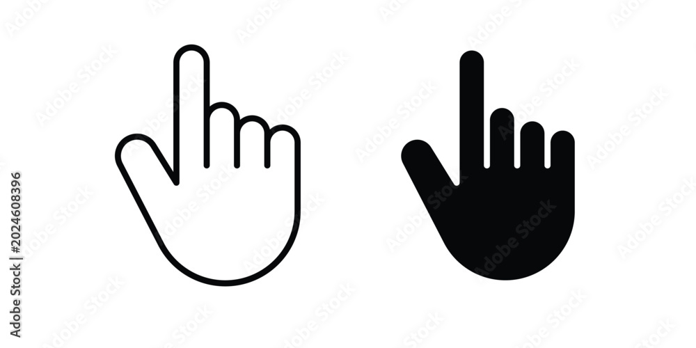 Fototapeta premium Cursor icon graphic element for project and web designs