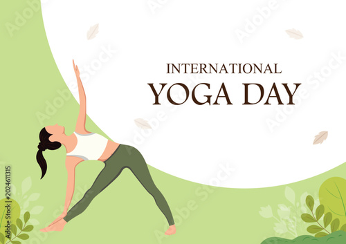 International Yoga Day Vector Collection with Meditation and Yoga Poses