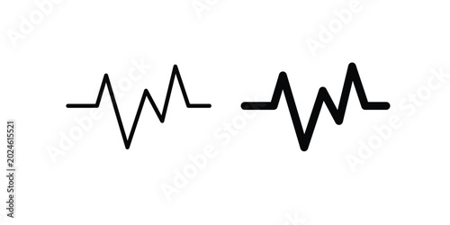 Tableau sur toile Pulse icon graphic element for project and web designs