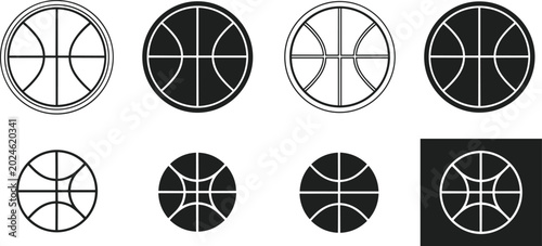Obraz na płótnie Grim Reaper and Death Silhouette Vector Set Featuring Various Poses of the Hoode