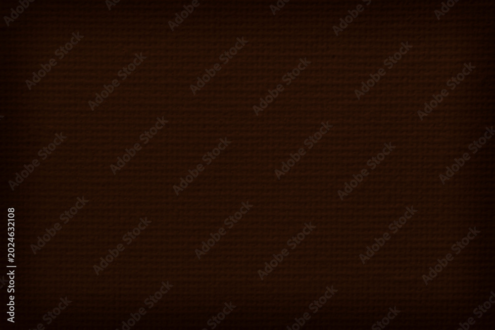 Fototapeta premium blank dark brown backdrop: close up of canvas with shadowed edges
