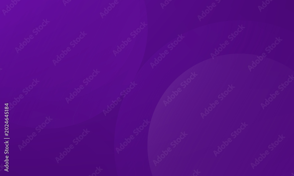 Obraz premium Purple circle overlap modern abstract background for template design, banner, poster, wallpaper. vector illustration