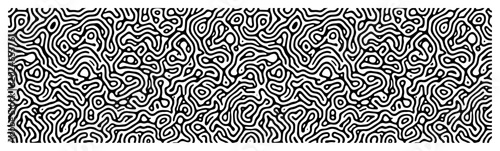 Foto Wavy lines organic pattern for abstract background in reaction diffusion style