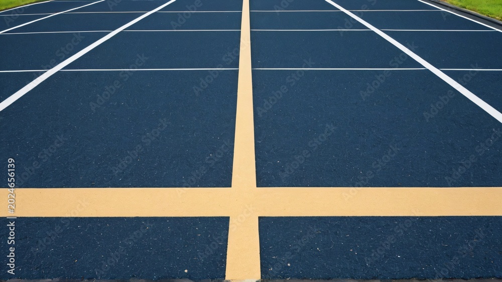 Fototapeta premium Running Track Lane Composition