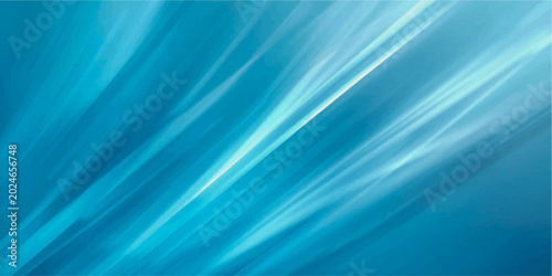 Cuadro en lienzo A futuristic blue abstract background features soft light waves and smooth motion lines creating a modern web wallpaper design with a touch of green texture