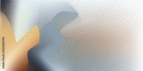 Fotografie Elegant abstract background with a smooth blend of gold, blue, and brown tones,