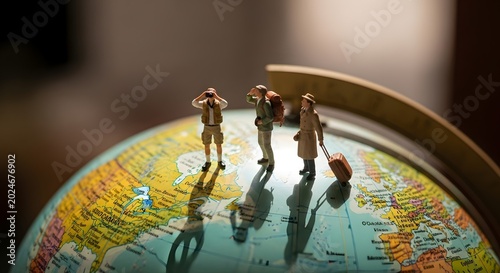 Business team success strategy on global world map with golden compass leadership concept 4k