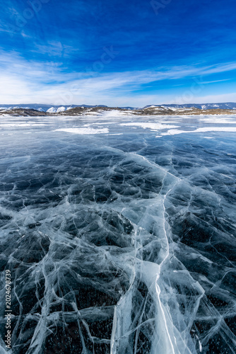 Frozen Lake Baikal