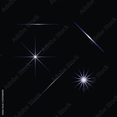 Seamless Space Constellation Pattern with Minimalist Star Lines Vector