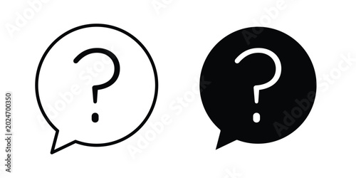 Photos Question icon for mobile apps and websites.
