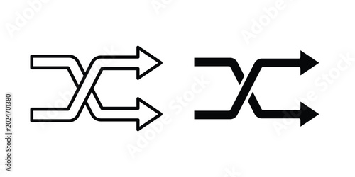 Foto Shuffle icon for mobile apps and websites.