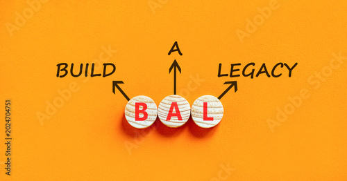Фотография BAL build a legacy symbol