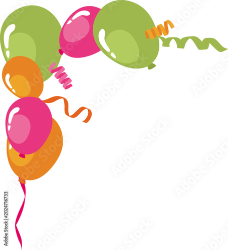 Birthday Balloons Corner