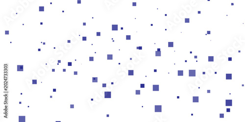 Dark BLUE vector modern geometrical background. Abstract template. Geometric pattern in square style with gradient.