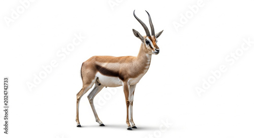impala isolated on white background
