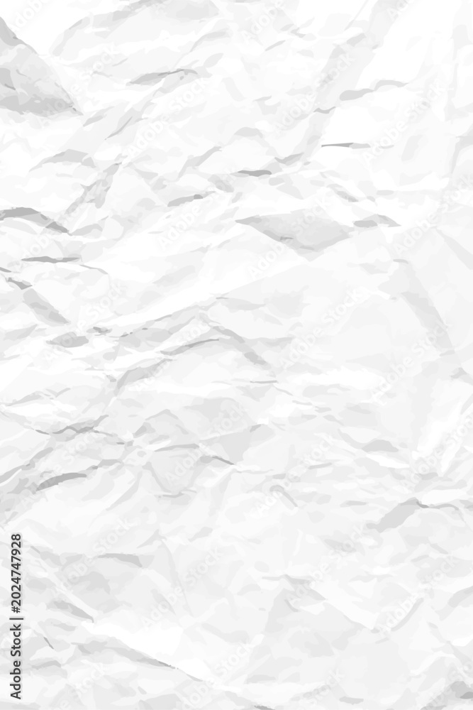 Fototapeta premium White clean crumpled paper
