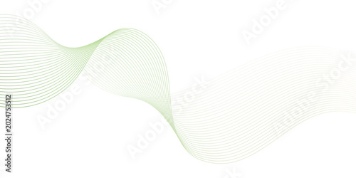 Abstract Futuristic Gradient Background with Flowing Curved Lines and Digital Wave Design