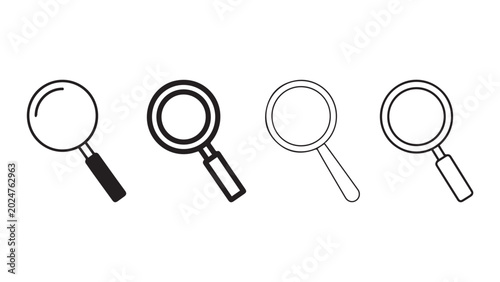 Tableau sur toile magnifying glass