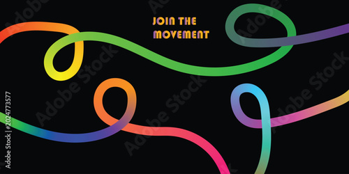 Modern Minimal Squiggle Line Art Collection