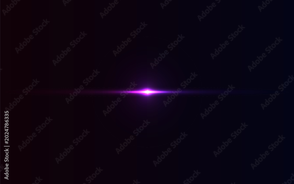 Obraz premium Purple Light Glow Beam Effect Abstract Dark Background