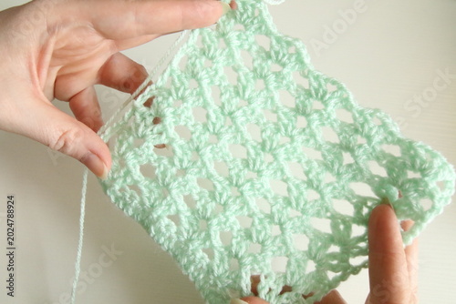 handmade crochet lace pattern