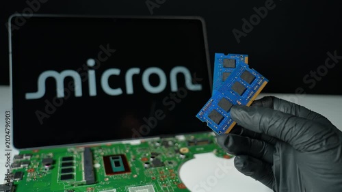 Micron Technology, American multinational semiconductor company that manufactures computer memory and computer data storage products