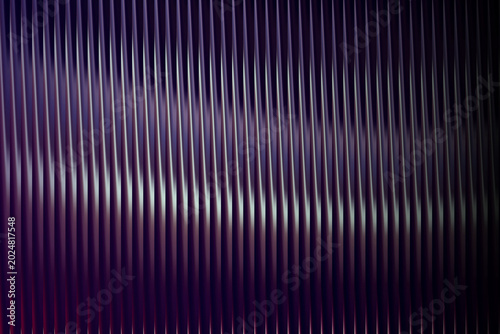 Fotografía Abstract background featuring dark vertical metallic ridges with subtle purple a