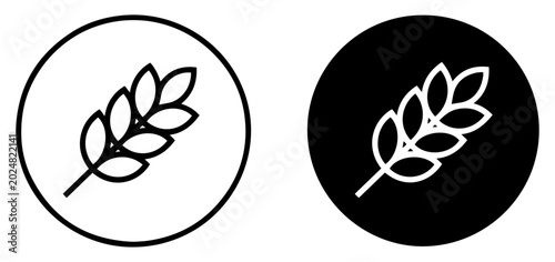 Foto wheat grain bakery food icon