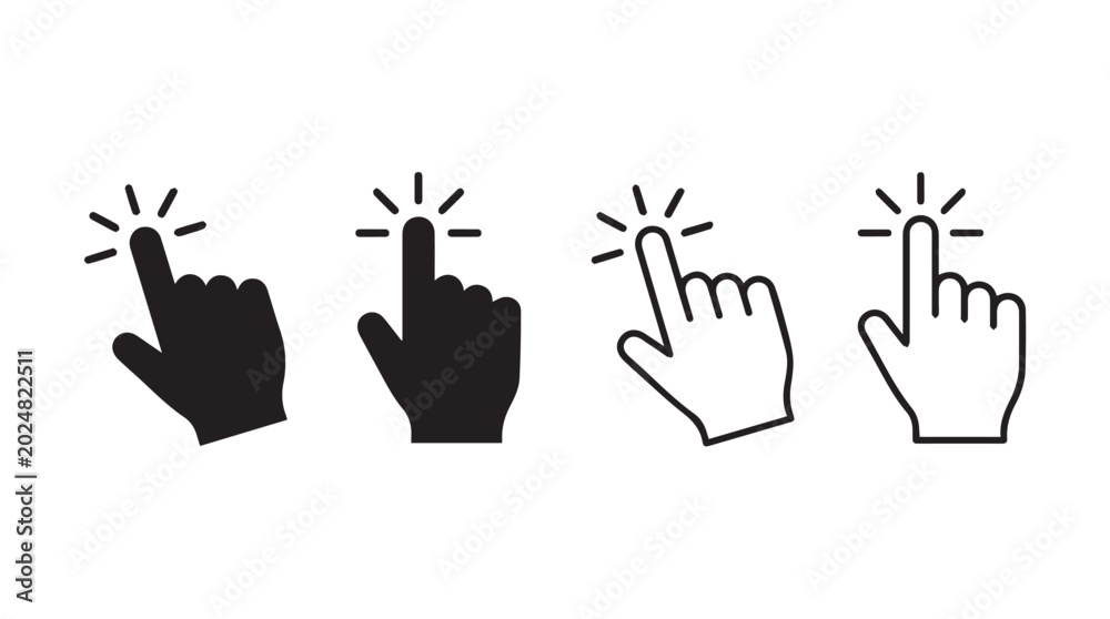 Fototapeta premium cursor icons