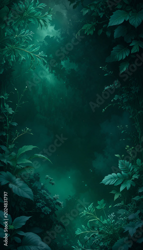 Green background
