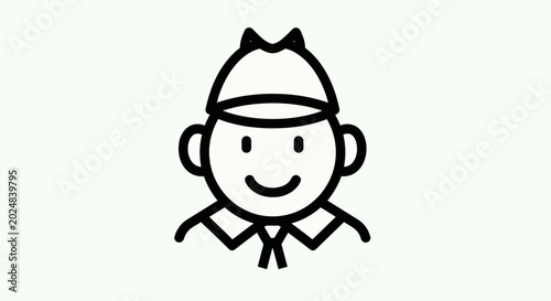 Cartoon scout illustration