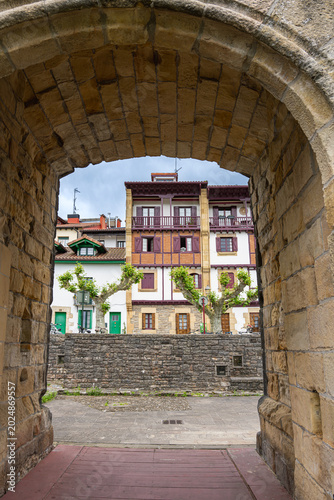 Medieval Walled Old Town of Hondarribia, Historic Architecture, Basque Country, Spain