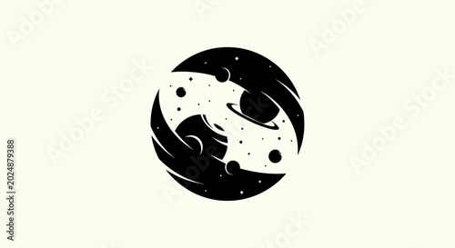 Foto Abstract celestial sphere graphic design