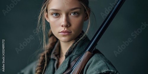 Woman hunter - female huntress