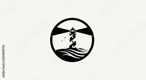 Lighthouse icon illustration