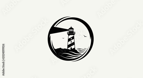 Lighthouse icon illustration