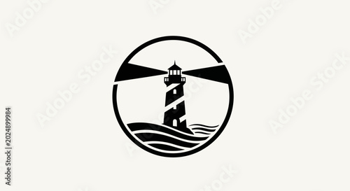 Lighthouse icon illustration
