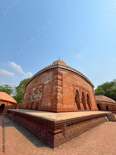 The Madanmohan Temple in Bishnupur is one of the architectural monuments of terracotta art. Animals, Birds, Black Sapphire, 10 Avatars and other mythological stories are depicted in architecture.