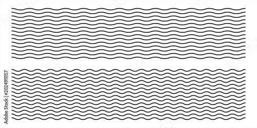 Fotografía Waves line set