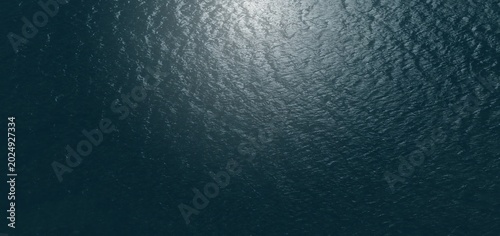 Canvastavla Moody aerial texture of deep navy ocean water with subtle natural light on gentle ripples