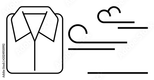 Canvas-taulu Laundry, clean clothes, freshness, air dry, eco-friendly, garment care