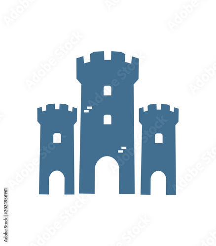 icon of old castle towers