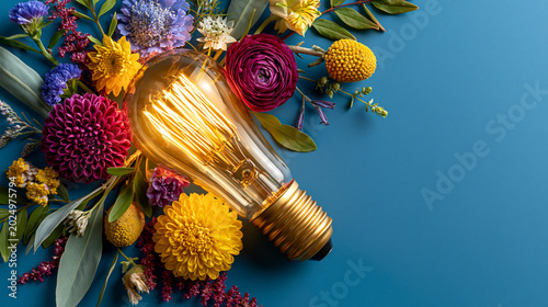 Illuminated Idea: A glowing...