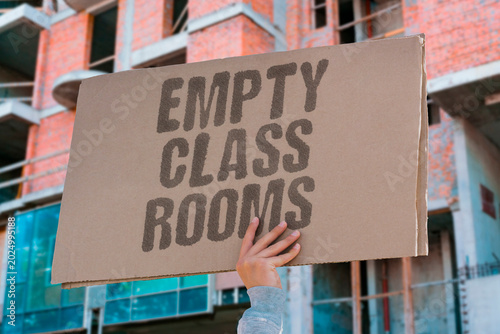 Fotografía "Empty Class Rooms" Schools consolidated and closed as families left small communities for cities