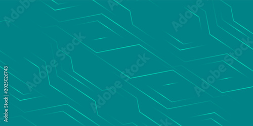 Bild auf Leinwand Digital technology speed connect blue green background, cyber nano information, abstract communication