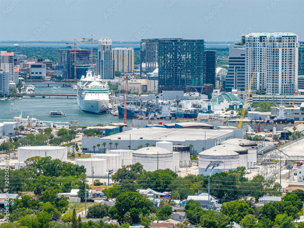 Fototapeta premium davis island, Tampa, florida
