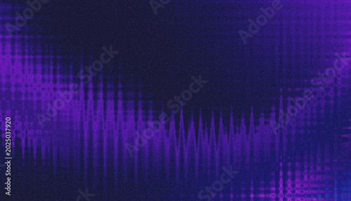 Abstract Purple Digital Wave Pattern with Futuristic Neon Texture Background