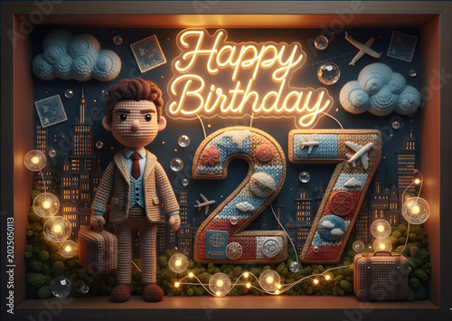 Happy Birthday 27 — “Golden Travel Escape”